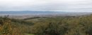 Panorama sur le sillon audois et la montagne Noire  l'horizon ; ici depuis le col de la Malepre (412 mtres d'altitude)