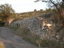 Muret de pierres sches prs de l'tang du Doul