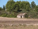 Petit patrimoine agricole : muret et mazet vers Portel-des-Corbires