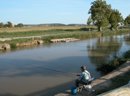 Sur les berges du canal de la Robine