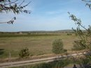 La plaine de Narbonne et les pentes de La Clape  l'horizon