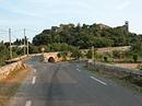La route d'accs ouvrage  Castillon-du-Gard.