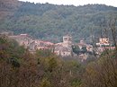 Boussagues, village fortifi
