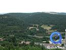  Les mandres mnadres de la valle de l'Allier depuis les ruines du chteau de Luc