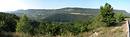 La valle du Lot  l'amont de Mende, vue depuis Badaroux