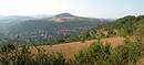 Le Monastier dans la Colagne, domin par le Truc de la Fare