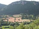 Dtail sur le bocage des pentes de la valle du Lot, depuis les environs de Pomiers