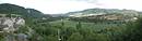 Vue sur la valle du Lot depuis Chanac