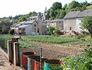 Jardins potagers dans Lanujols.