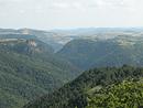 Les gorges du Trvezel vues depuis le causse Noir. (Gard)