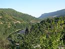 La valle du Tarn et ses mandres au nord de Florac