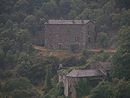 Ancienne magnanerie dans la Valle Franaise, reconnaissable  sa haute silhouette