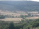 Terrasses et prairies de fauche sur les flancs du mont Lozre, vers Finiels