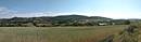 Le flanc sud du Truc de Fortunio, plus haut sommet de la Margeride  1552 m, marqu par le pylne de tlcommunication