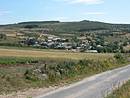 La Villedieu, dans son repli de terrain