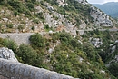 La route D 9 dans les gorges de Saint-Jaume