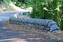 Murets de protection le long de la route RD 64