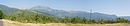 Panorama sur le massif du Canigou : ici depuis la route RD 44 entre Montferrer et Corsavy