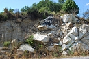 Arnes granitique sur le rebord du plateau de Roupidre