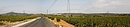 Un paysage de "plane" viticole avec les reliefs du Fenouilldes  l'horizon (le belvdre de Fora Real sur la gauche) ; ici la Plane d'En Carbonneil