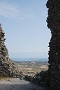 Point de vue depuis les ruines du chteau d'Opoul