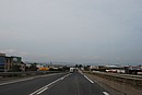 Paysage d'infrastructure dgrad ; ici la RN9  l'entre de Perpignan